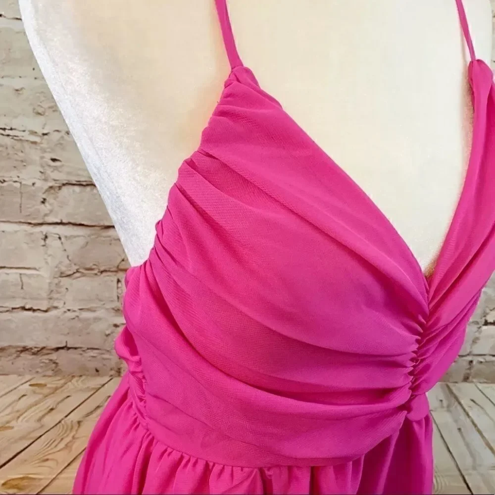 Venus sleeveless chiffon party dress